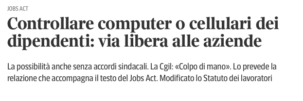 Controllo a distanza dei lavoratori tramite pc e cellulare: novità non chiare